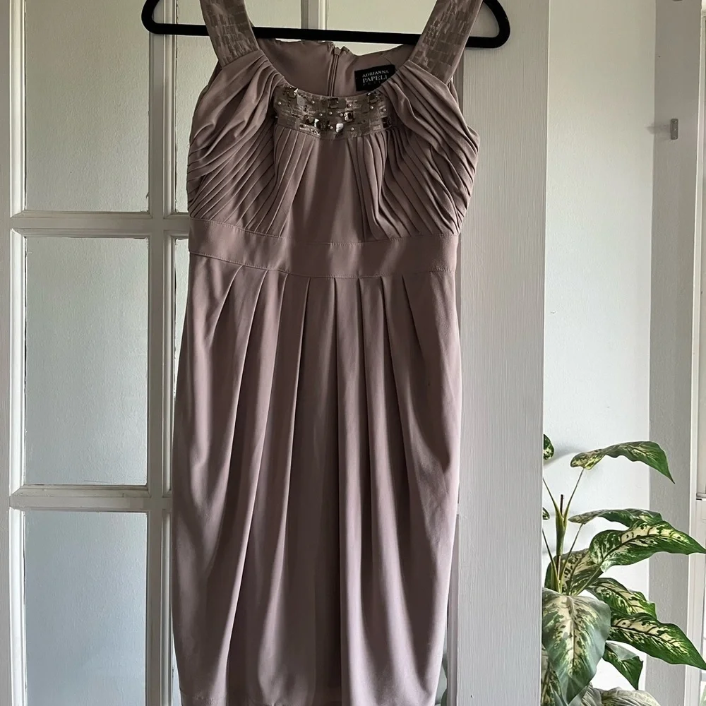 Lilac Adriana Papell cocktail dress - Picture 14 of 15
